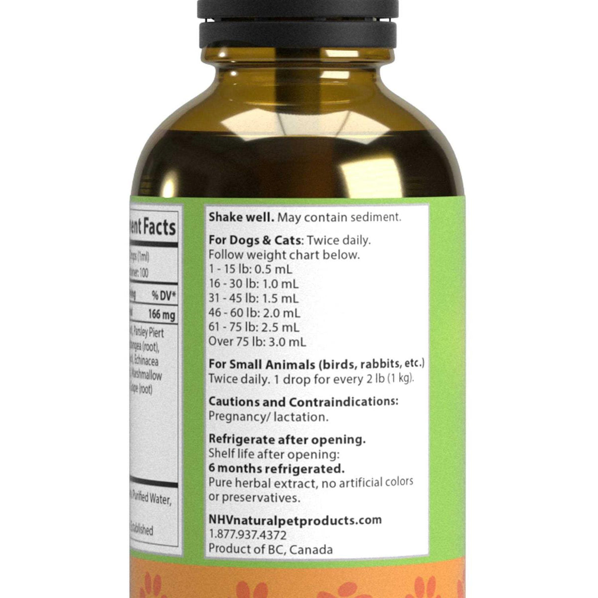 Natural Herbal Support for Dogs and Cats D433974