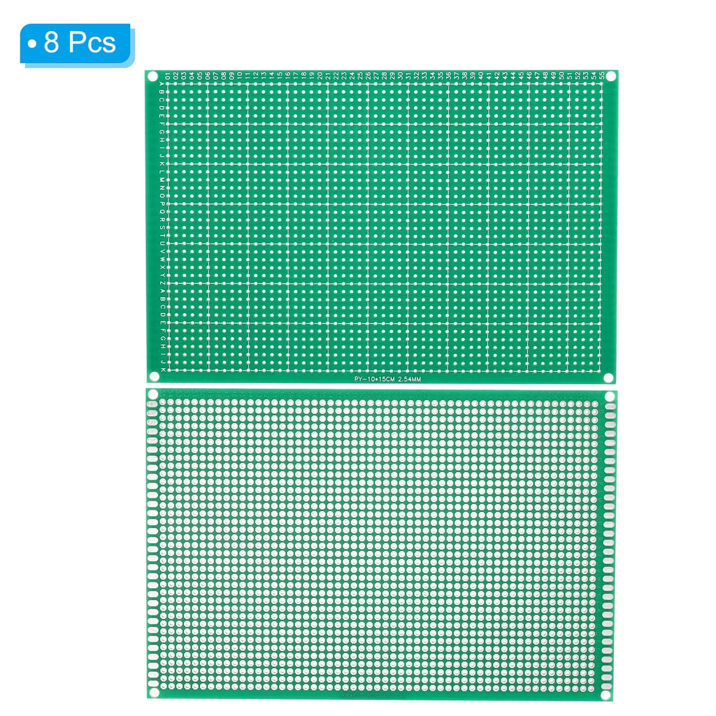 5.9" x 5.5" Green 8 Pcs PCB Circuit Prototype Perfboard Solder Boards G8137