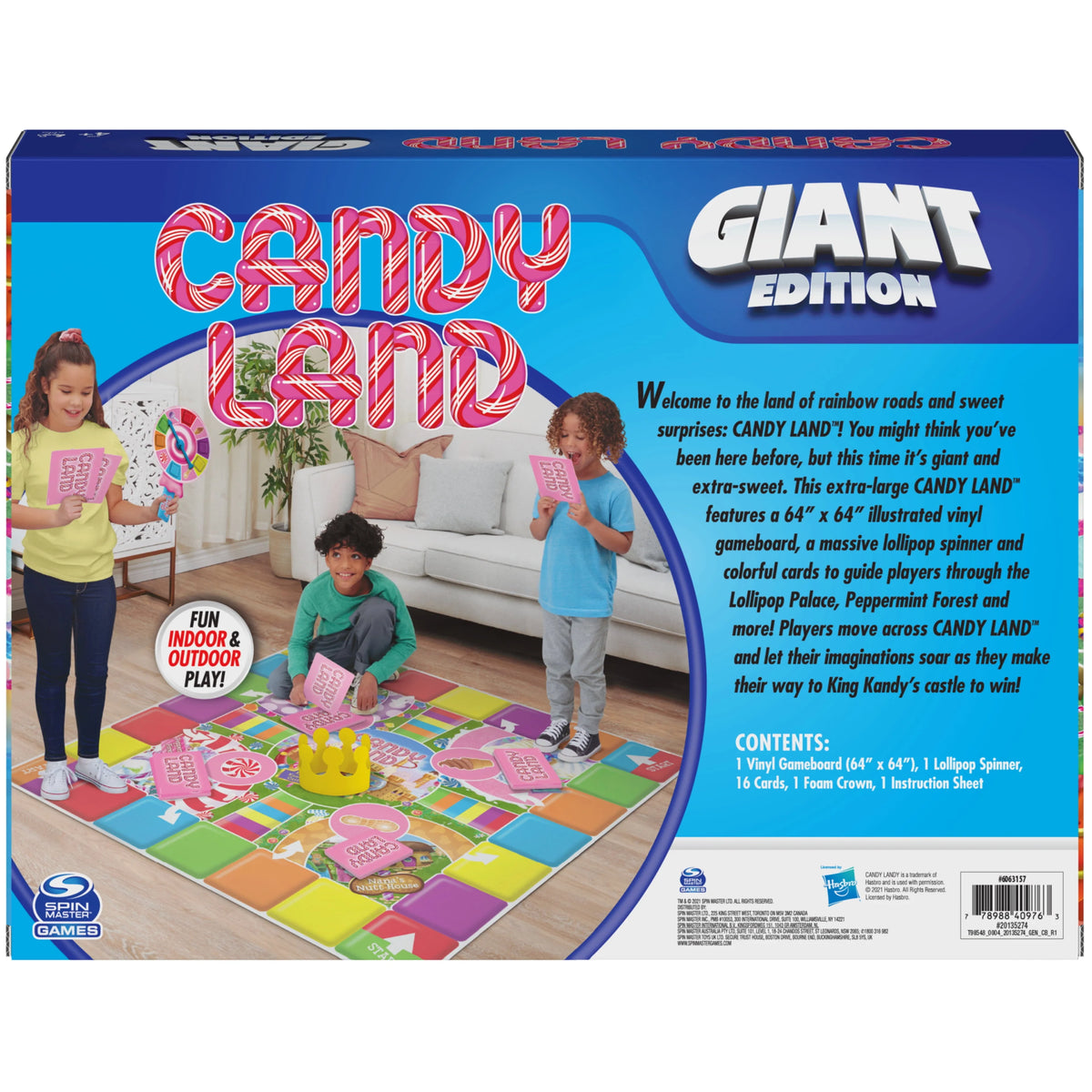 Giant Candy Land Board Game Z755108
