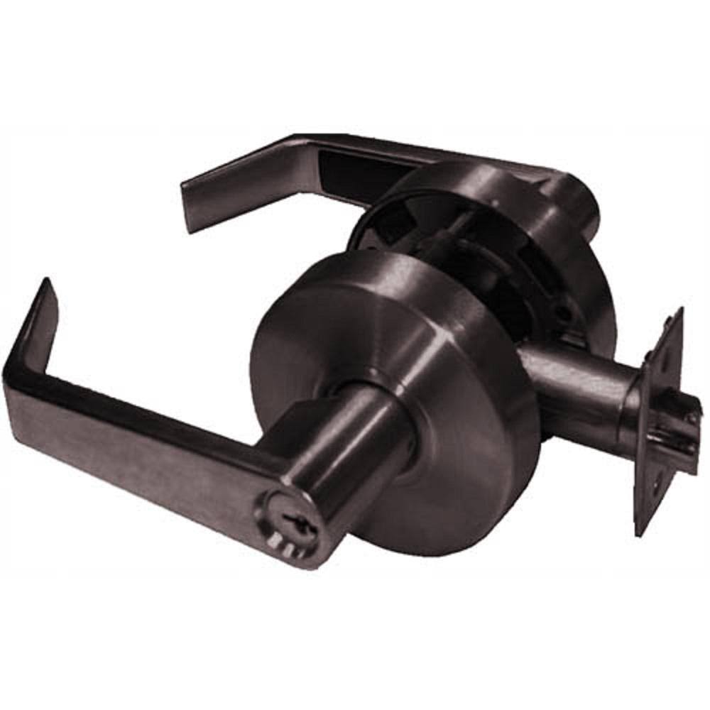 Oil Rubbed Bronze Cylindrical Storeroom Door Leverset V1601
