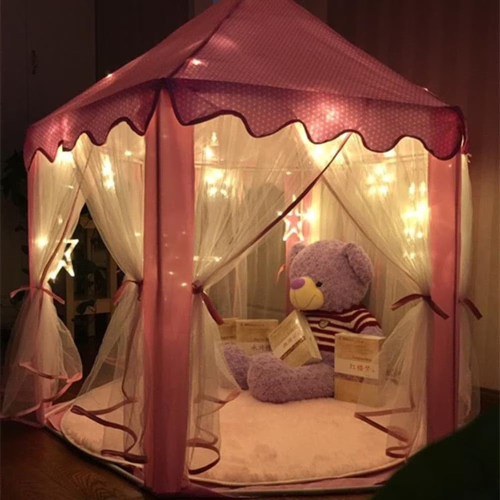Hexagon Indoor Play Tent with Multicolor Lights N4174
