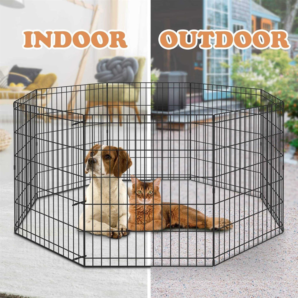 Folding 8 Panel Pet Playpen C297