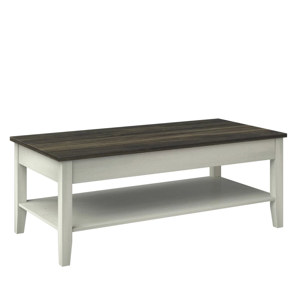 Two Tone Modern Farmhouse Coffee Table C410
