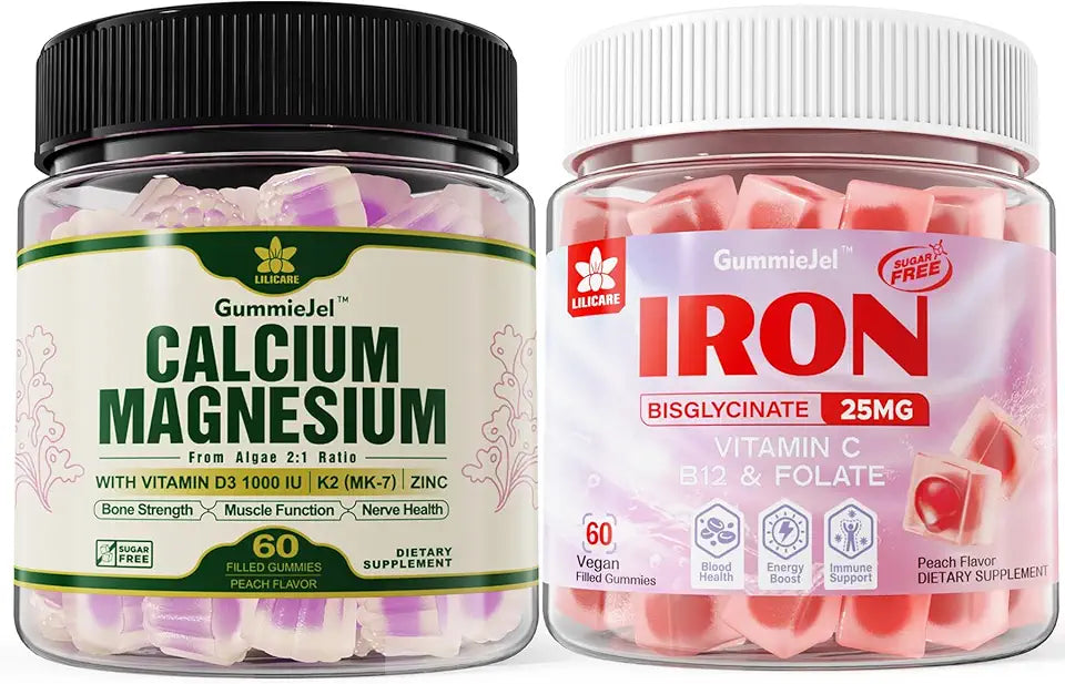 Vegan Iron + Algae Calcium Y698618