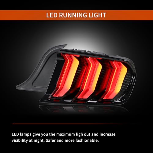 LED Tail Lights for Ford Mustang 2015-2023 G909