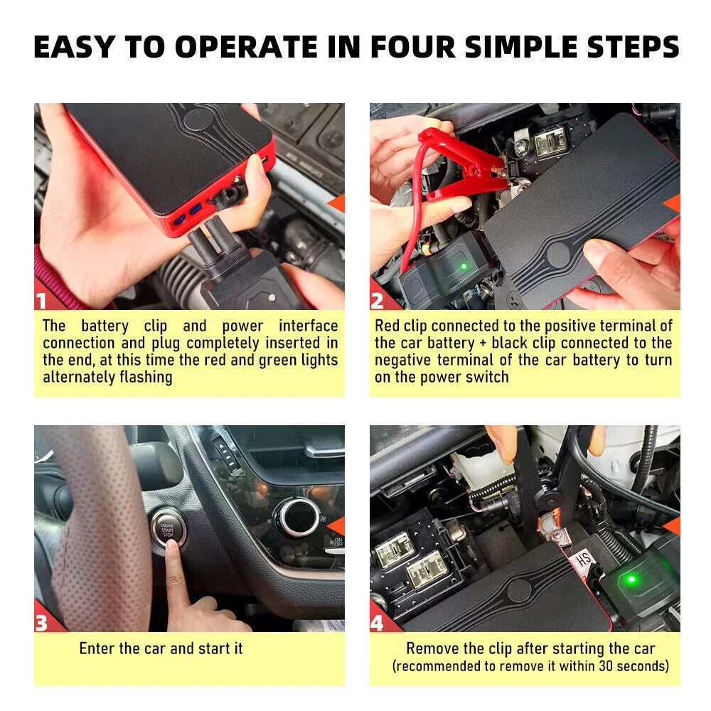 20000mAh 12V Car Jump Starter Portable USB Power Bank A85128