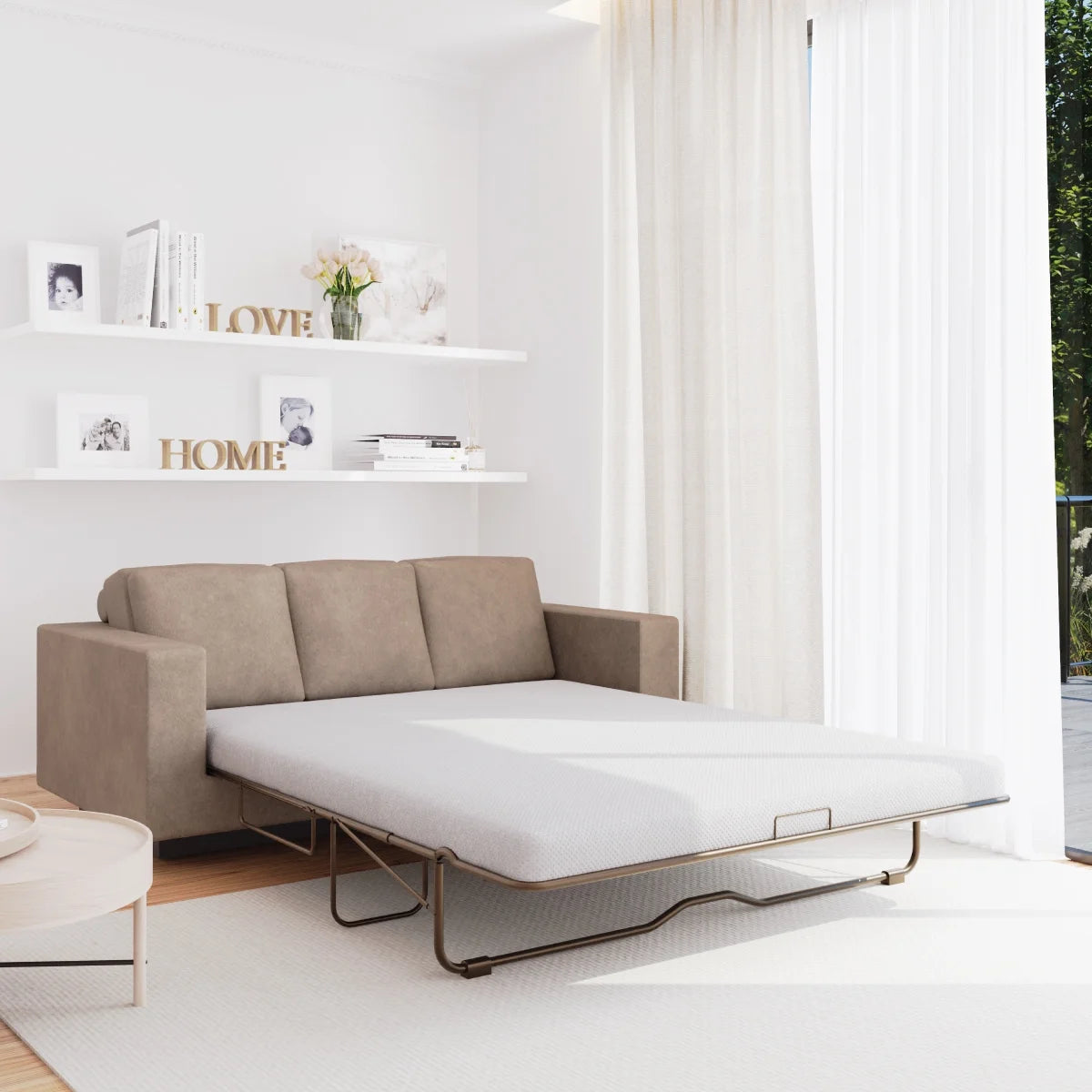 4.5-inch Memory Foam Replacement Mattress for Queen Sleeper Sofa I150530