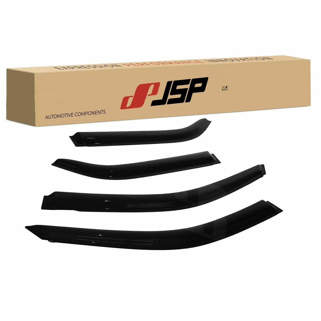 Dark Smoke Acrylic Side Window Deflector Strip, Set of 4 G575