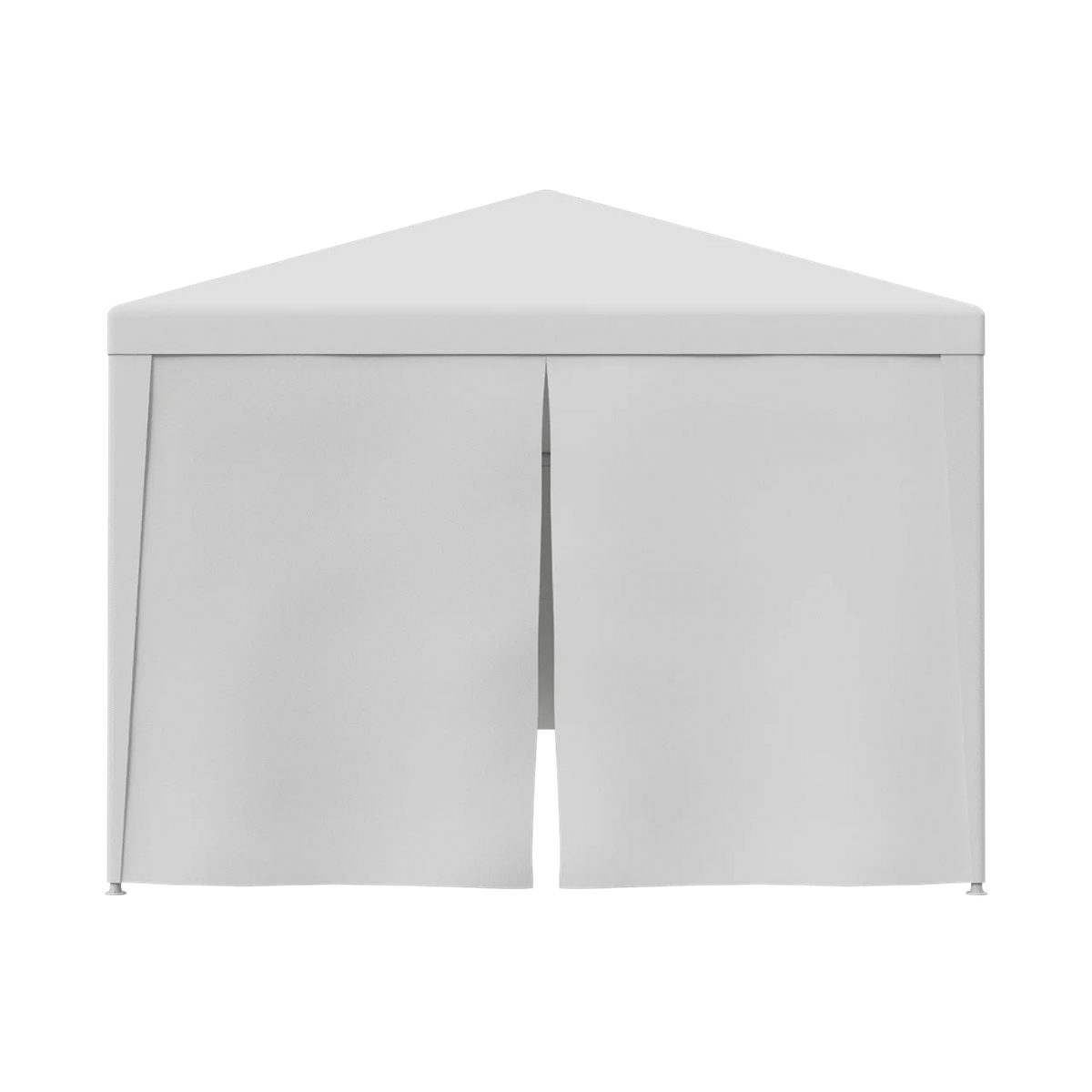 10'x30' White Outdoor Gazebo Canopy with 8 Removable Walls E603976