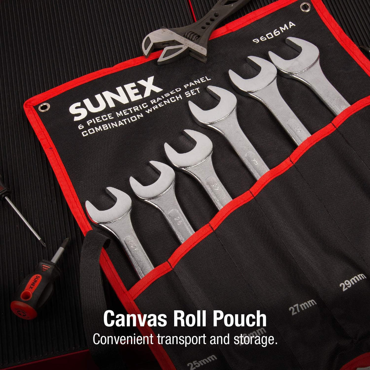 6 Piece Raised Panel Combination Wrench Set CRV N497