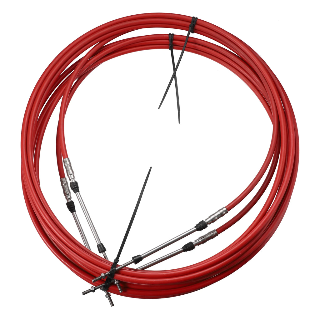 2pcs 20ft Marine Throttle Shift Remote Control Box Cable R886668