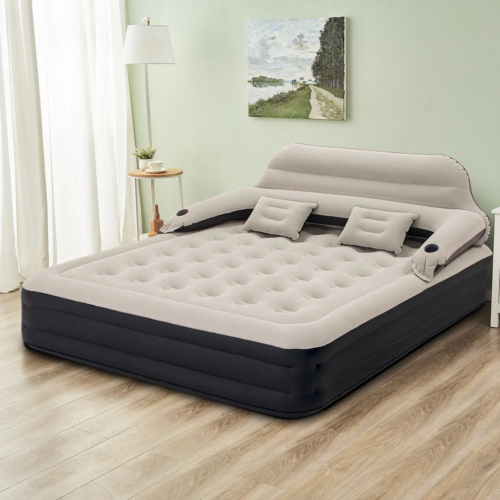 Queen Size 15 Air Mattress with Headboard F723