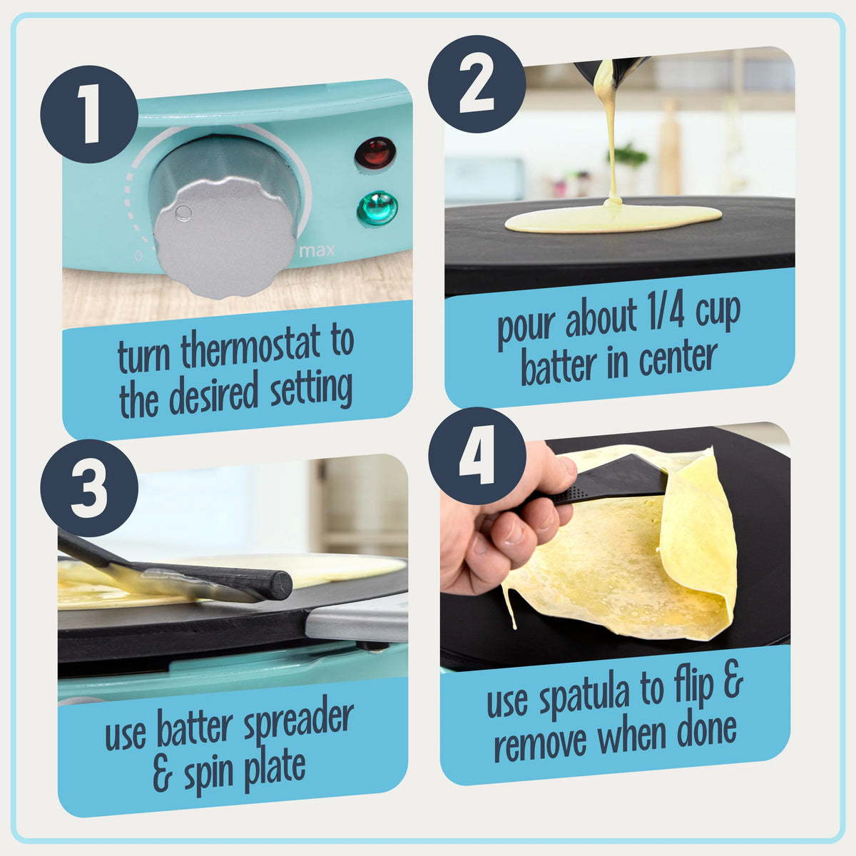 Spinning Crepe Maker I834