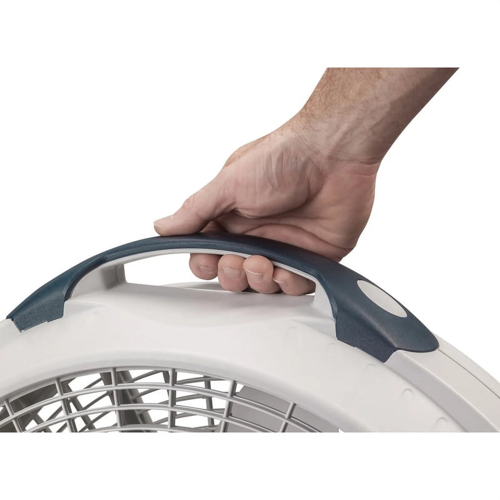 20 Pivoting Air Circulator Floor Fan, 3 Speeds, Gray J46041