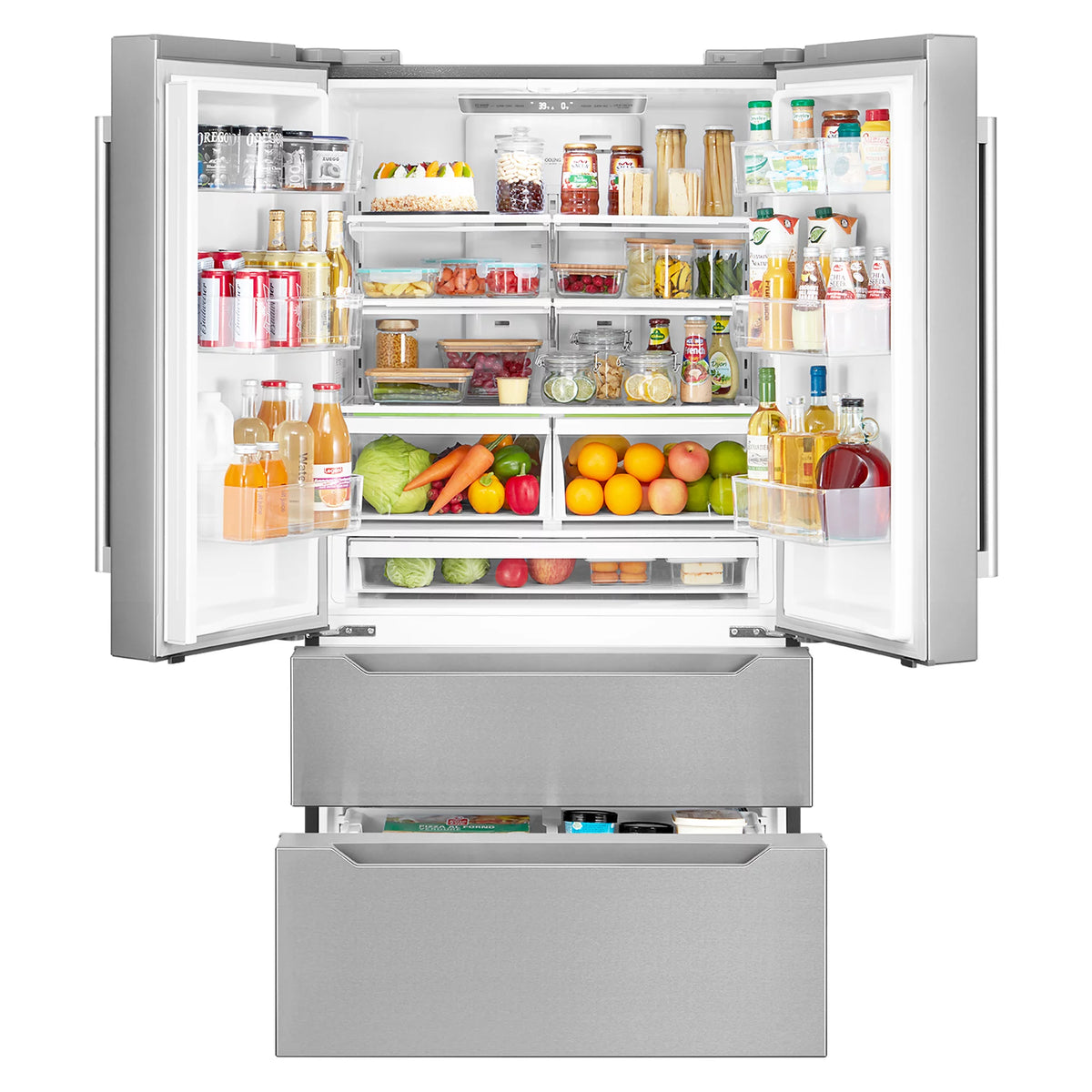 22.5 cu. ft. 4-Door Stainless Steel Refrigerator U39685