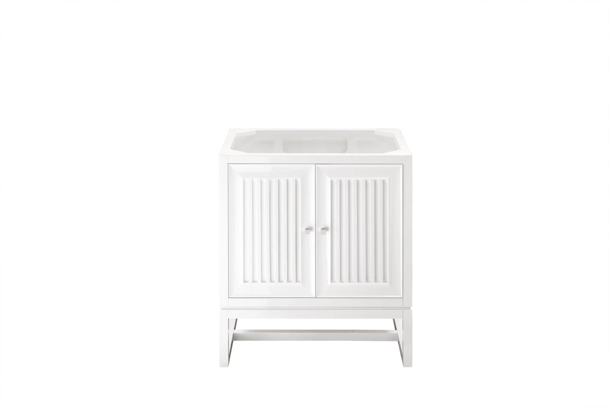 30 in. Glossy White Single Vanity Cabinet W515921