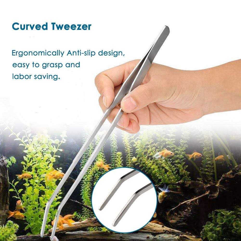 Long Stainless Steel Aquarium Plant Tools Set F95678