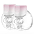 Pink Pro Hands Free Wearable Electric Breast Pump 24mm 2 Pack G95626