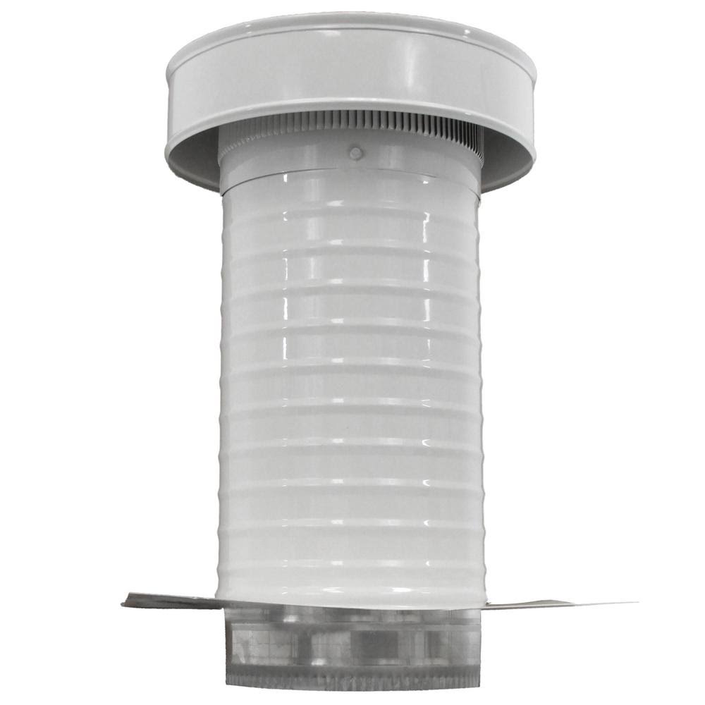 7 in. Dia. Aluminum Roof Jack in White J3255
