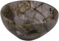 Handmade Carved Labradorite Stone Bowl 3 Inches P2056