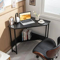 Corner Desk with Power Outlet Black W649864