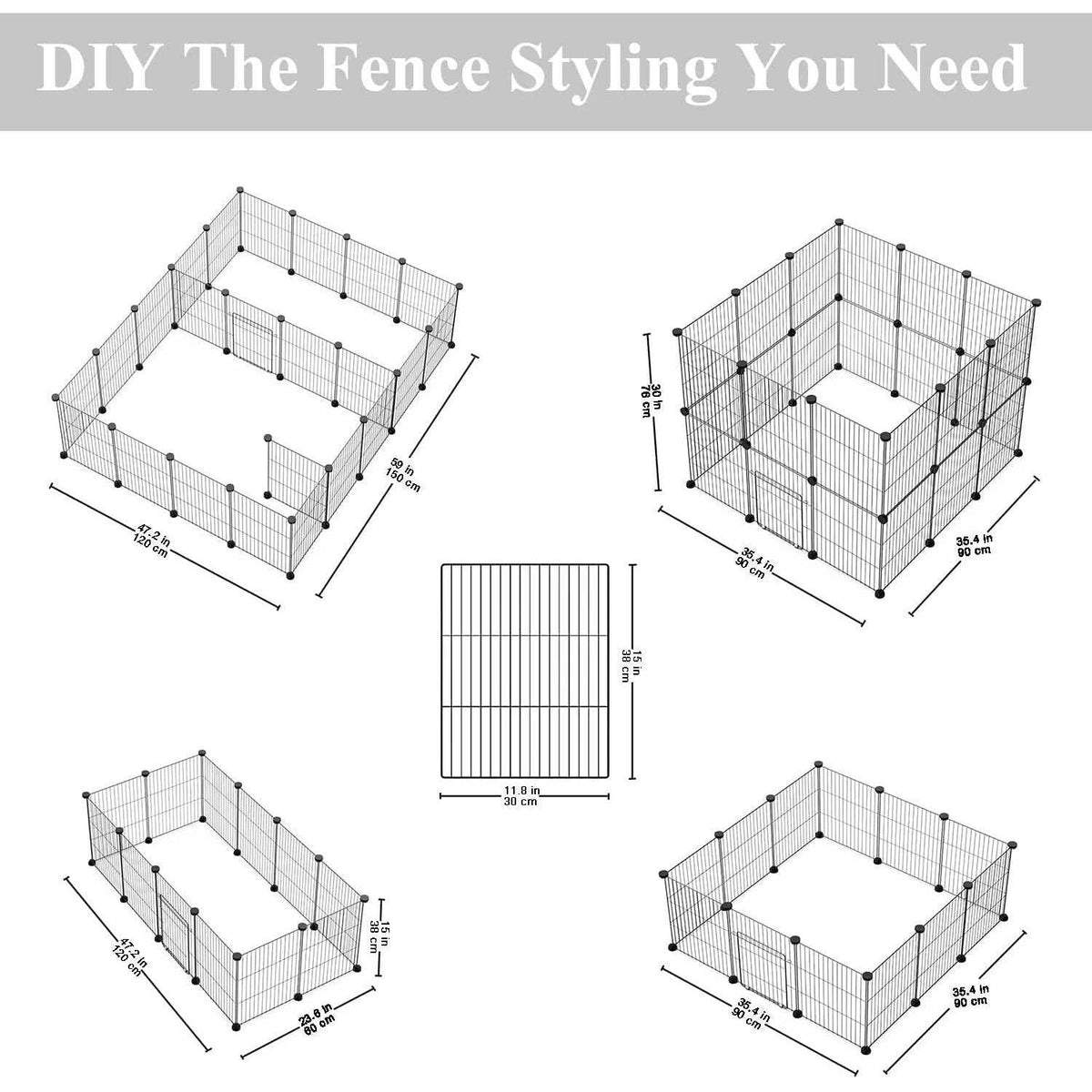 Small Animal Pet Playpen with Door K6299