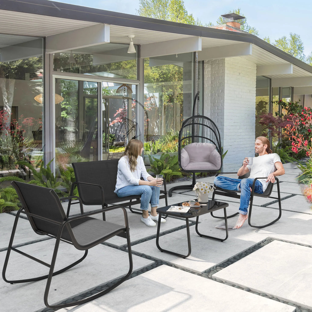 4-Piece Outdoor Patio Bistro Furniture Set K537