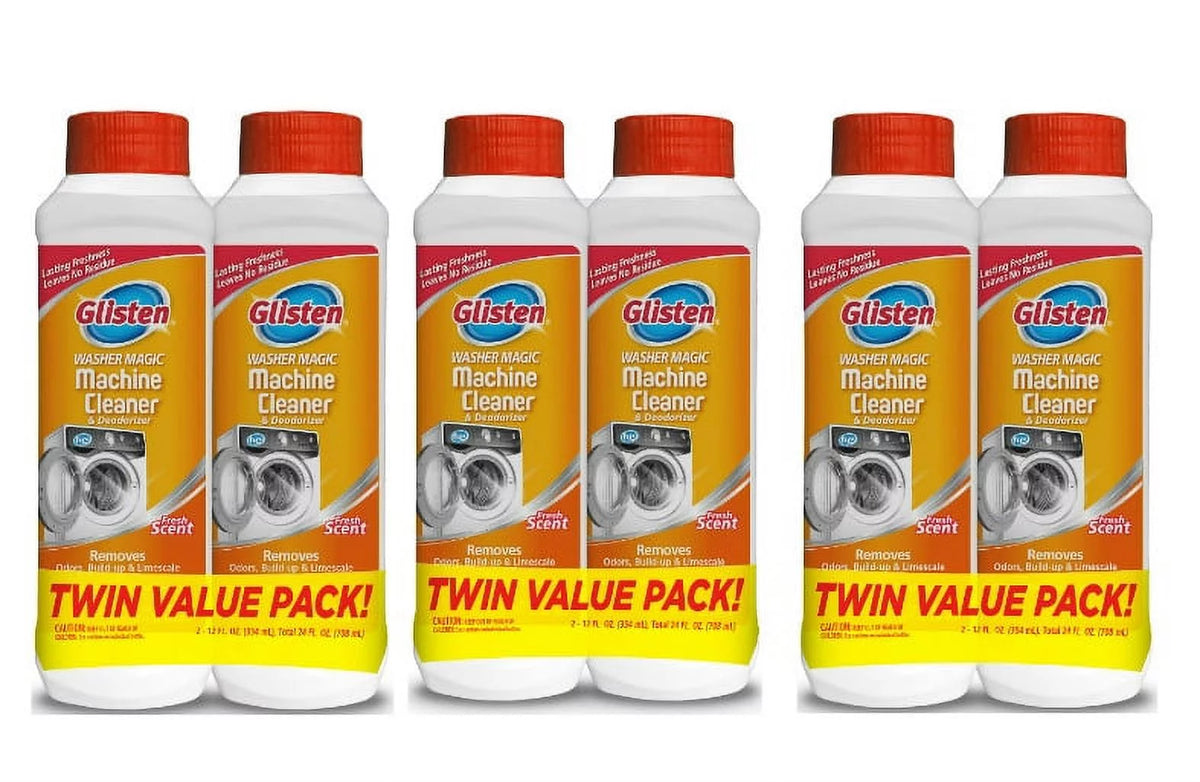 Washing Machine Cleaner and Deodorizer, 6 Bottles S26429