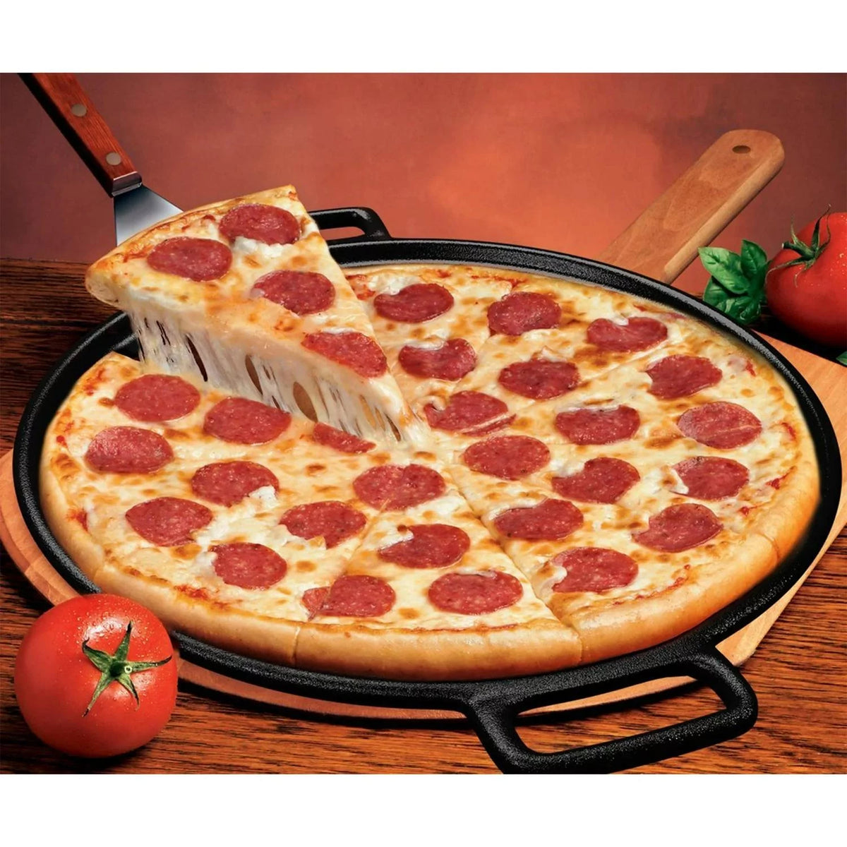 Cast Iron 14 Inches Pizza Pan Skillet Z5814