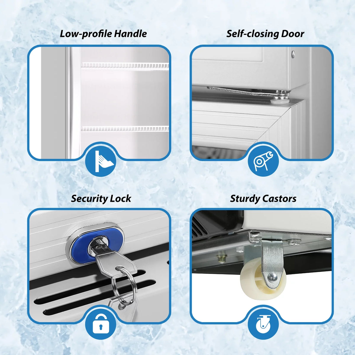11 Cu.ft Glass Door Display Refrigerator H690