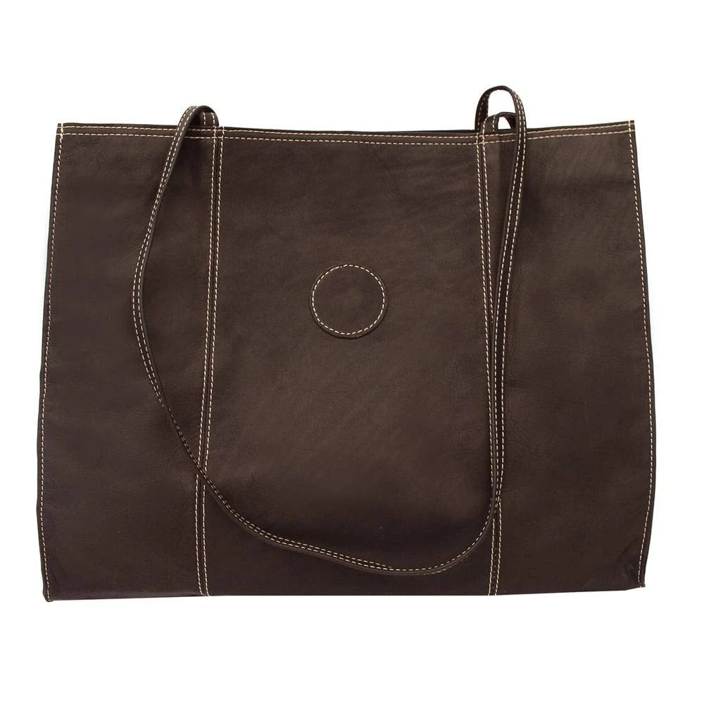 Red Leather Market Bag F3232