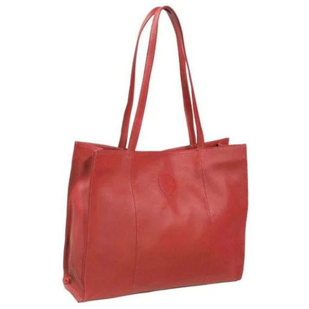 Red Leather Market Bag F3232