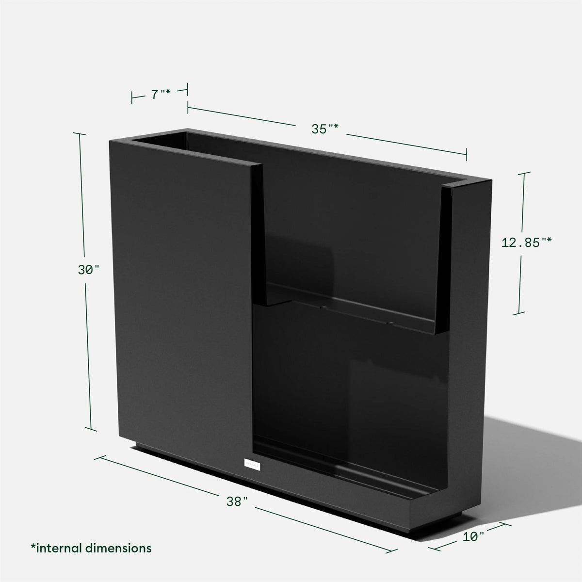 Black 30" Plastic Planter R329