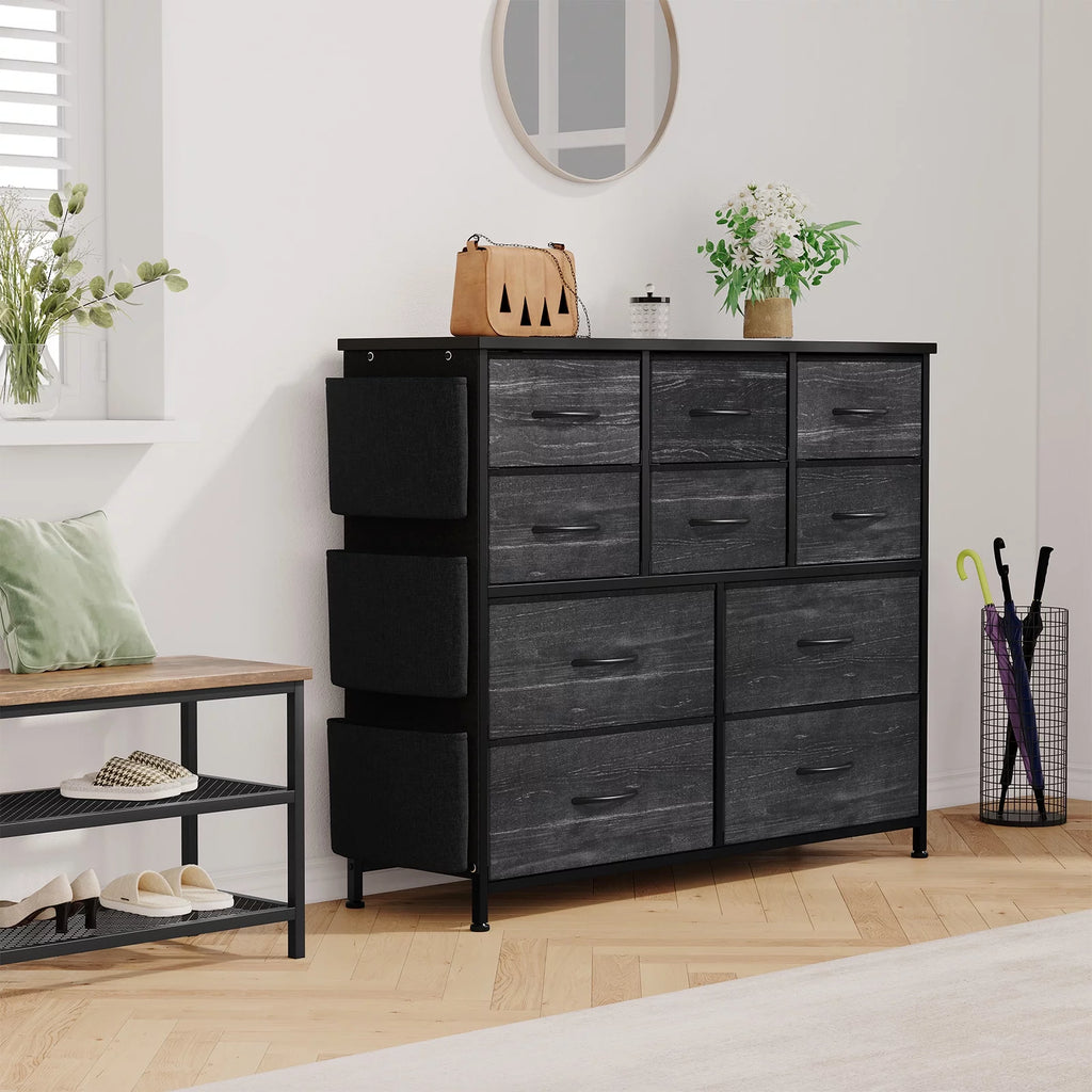 10 Drawers Wood Top Dresser F836465