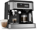 Combination Coffee Maker & Espresso Machine with Milk Frother and Glass Coffee Pot M191239