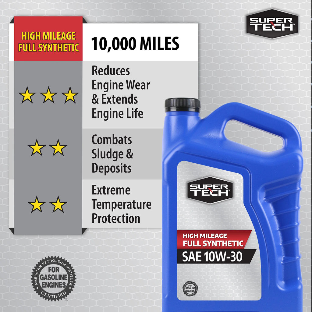 10W-30 Full Synthetic Motor Oil, 5 Quarts K399