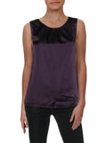 Satin Sleeveless Tank Top D589283
