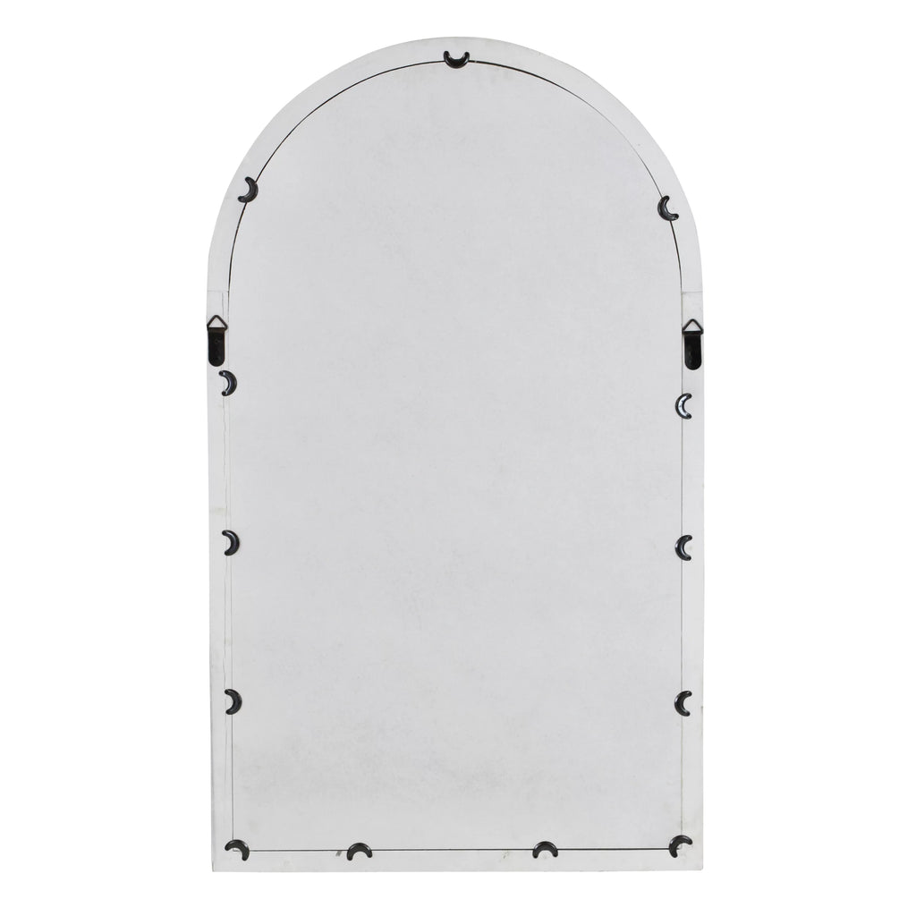 White Arched Window Wall Mirror 42" x 25" R35744