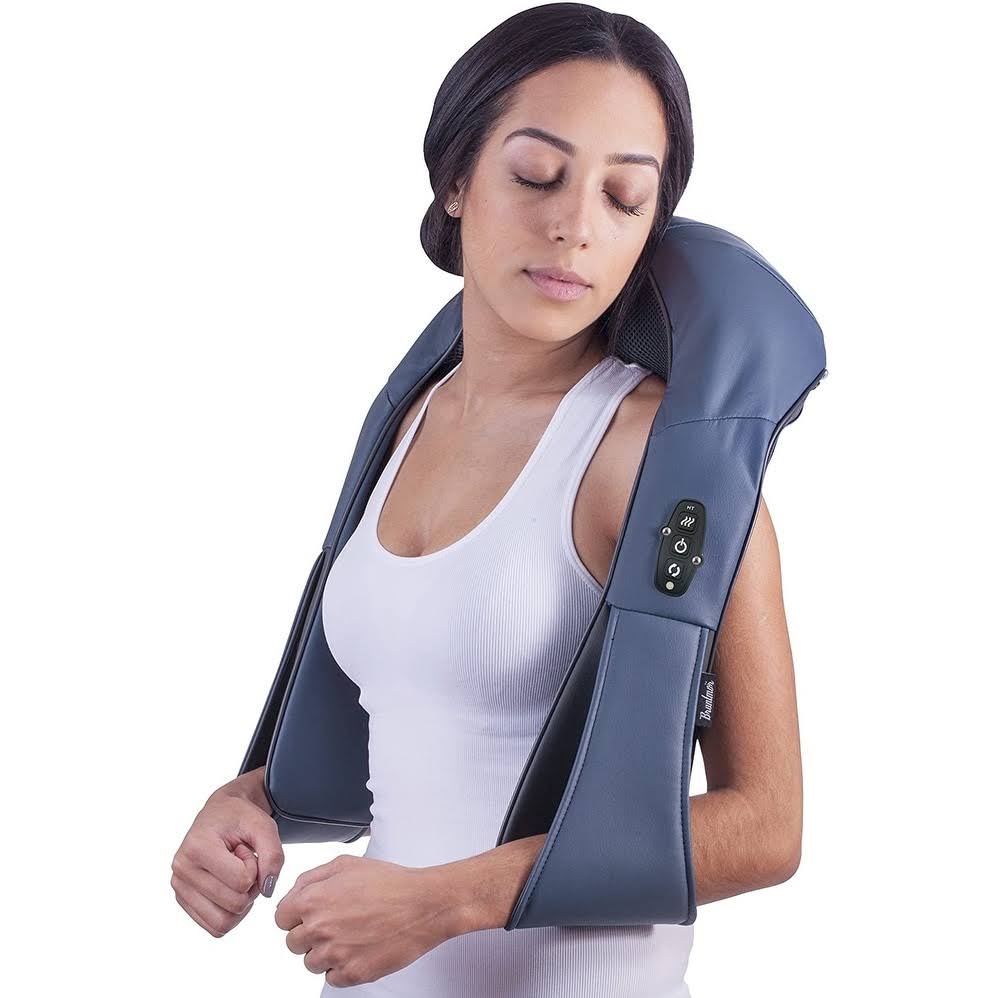 Cordless Shiatsu Neck & Back Massager with Carrying Bag Z428