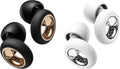 Flexible Reusable Ear Plugs 2-Pack Black White X89678
