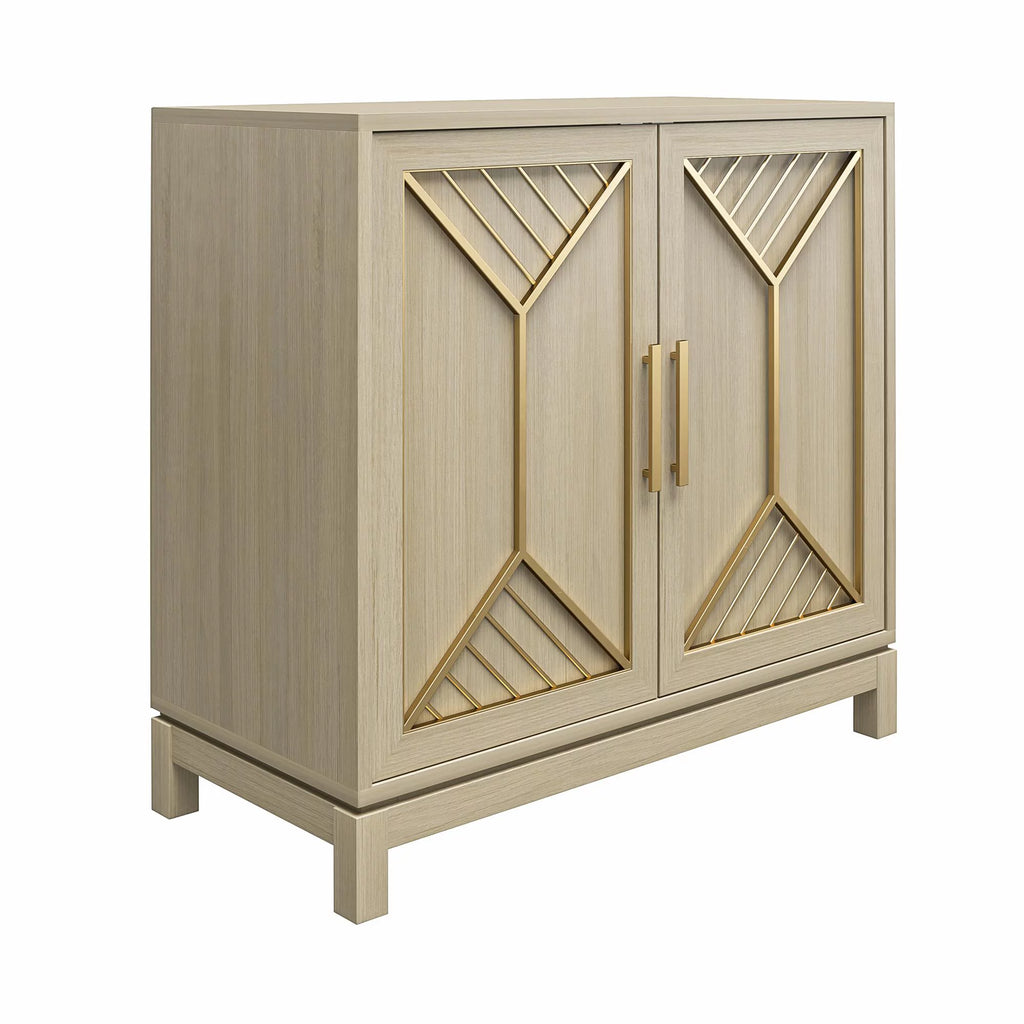 Pale Oak Accent Cabinet Z404