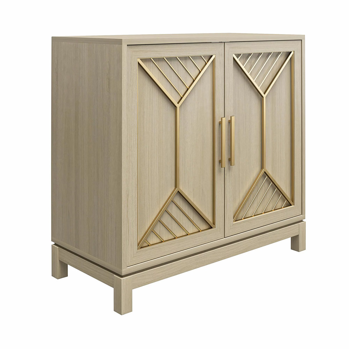 Pale Oak Accent Cabinet Z404