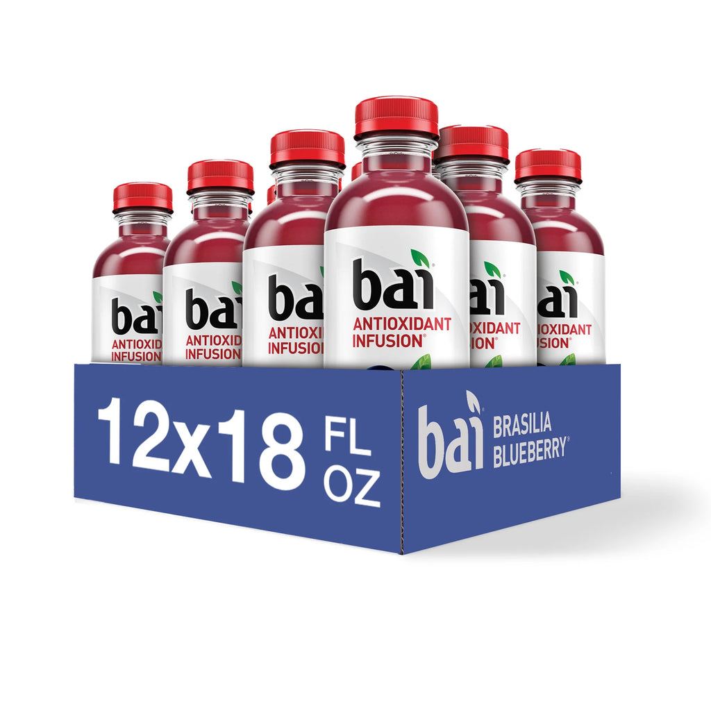Gluten-Free Brasilia Blueberry Antioxidant Drink, 18 Fl Oz, 12 Pack Bottles I5553