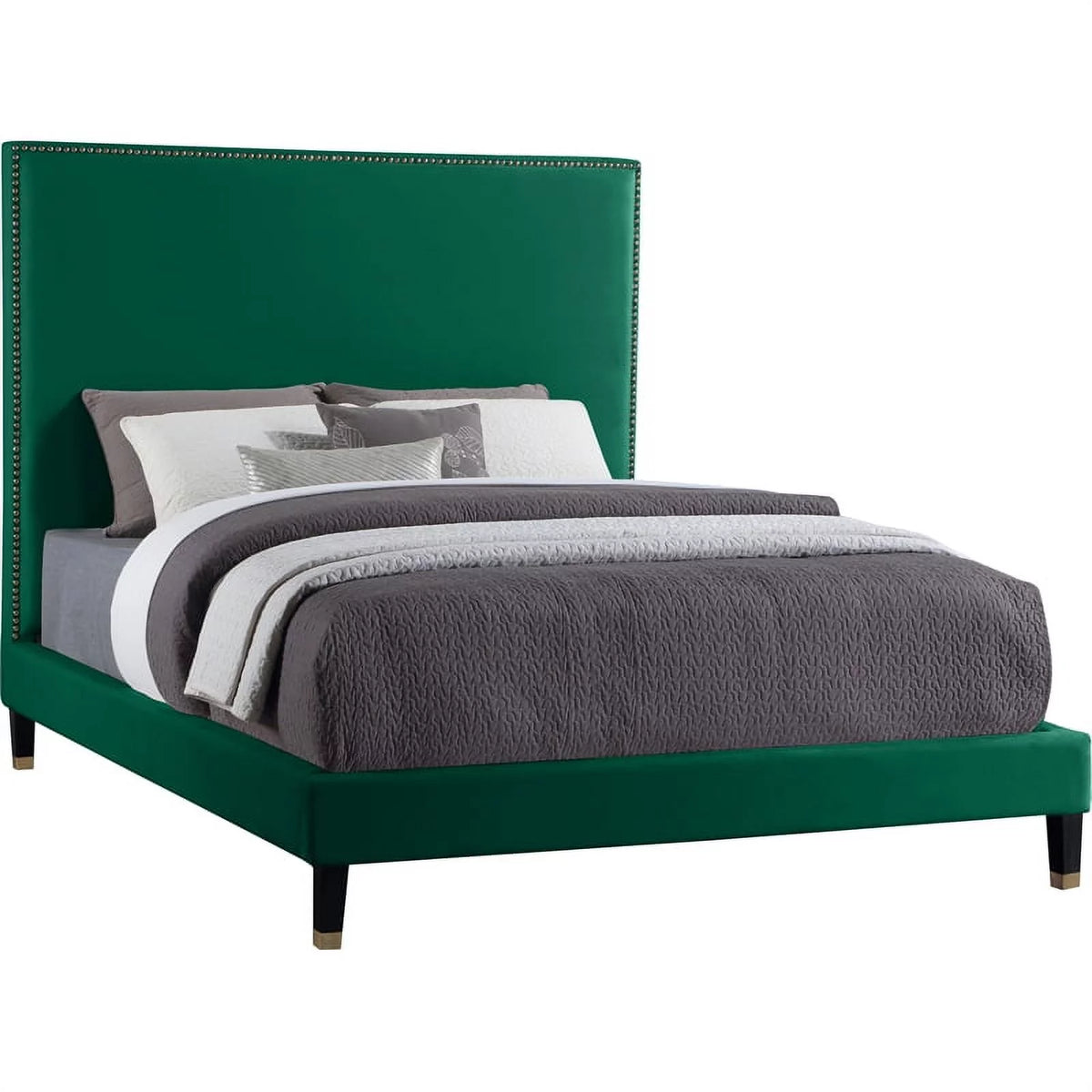 Green Velvet Full Bed W160