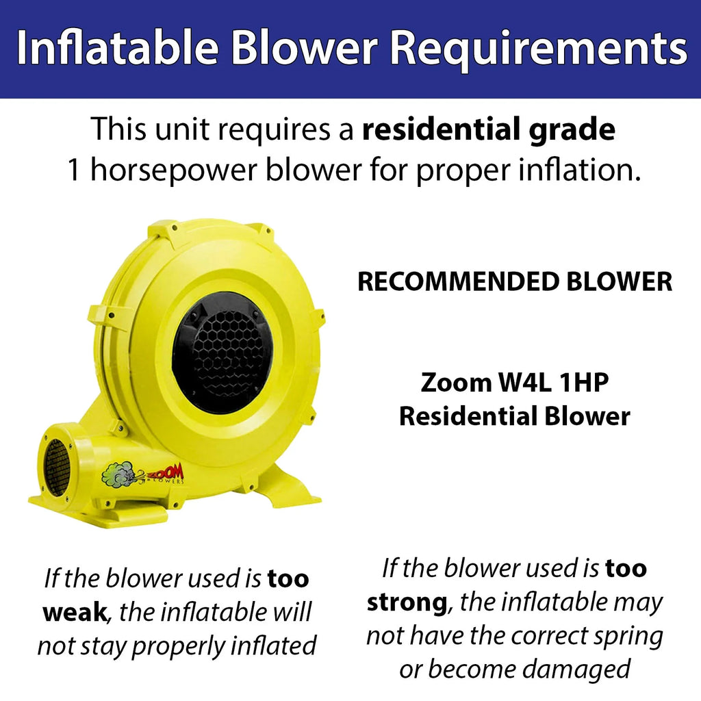 White Inflatable Bounce House U610106