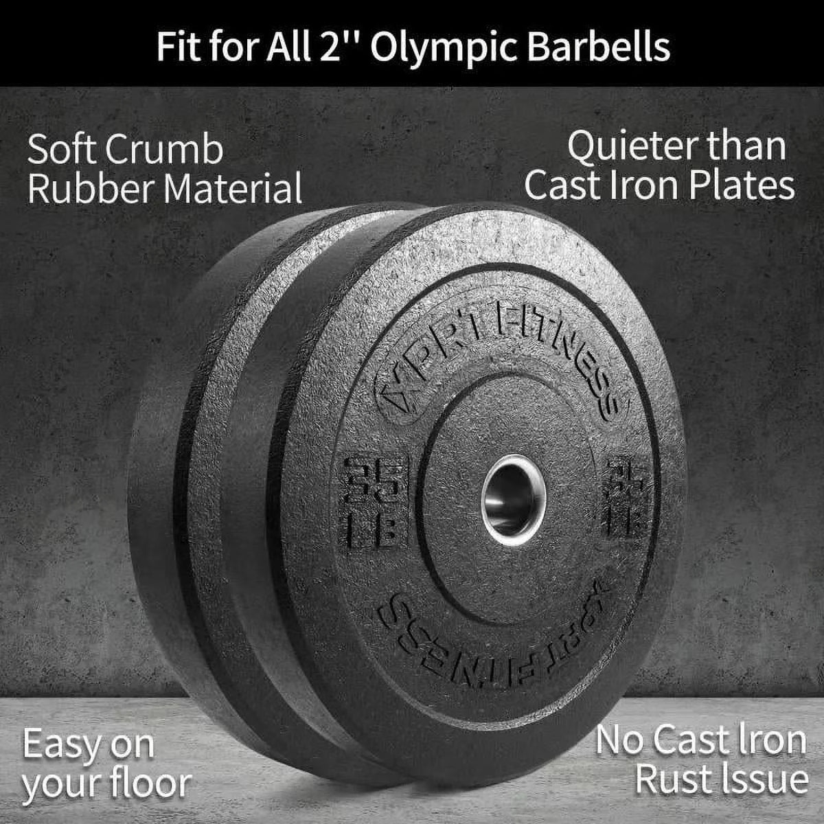 15 Lb. Pair Crumb Rubber Bumper Plate E227883