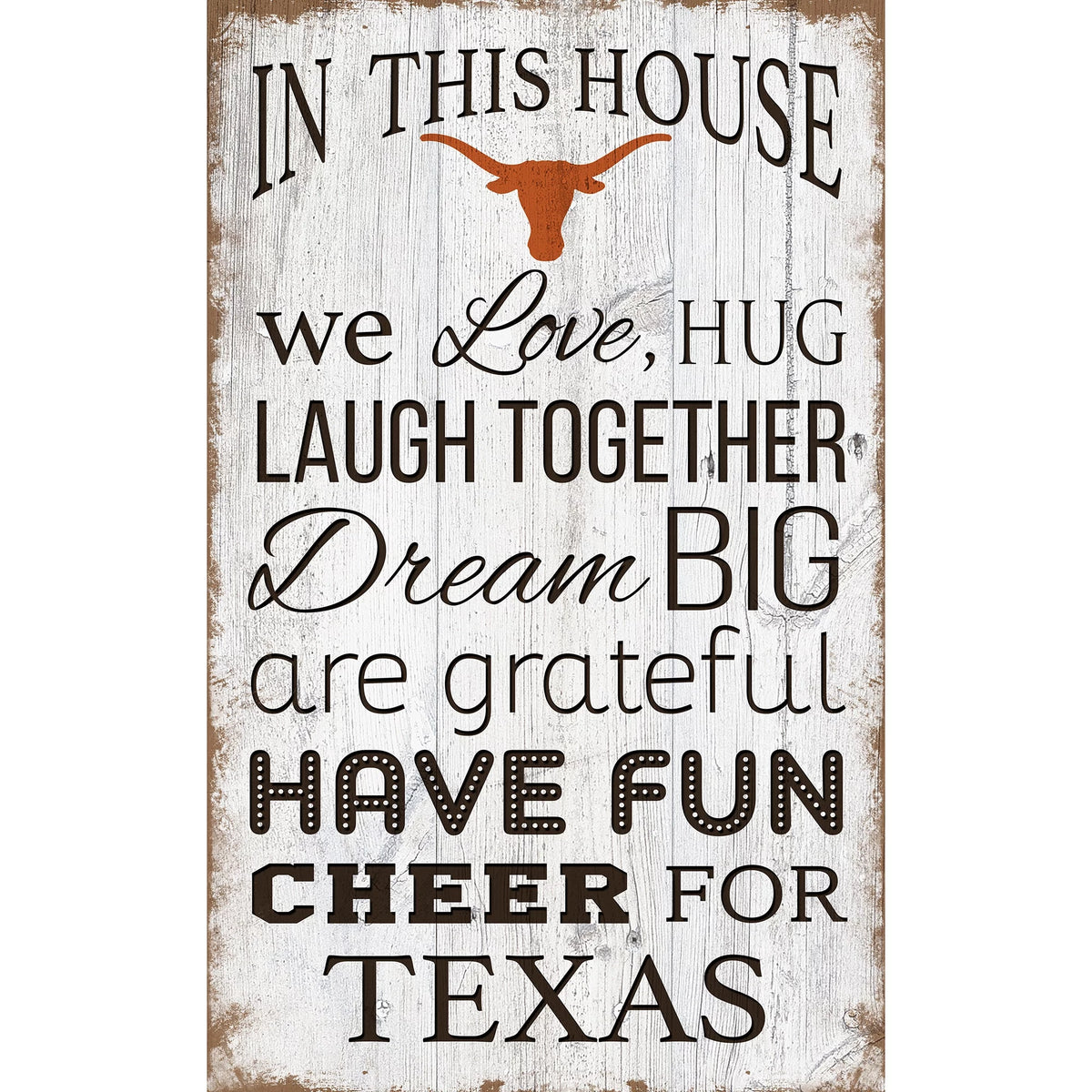 Team In This House Sign Y212805
