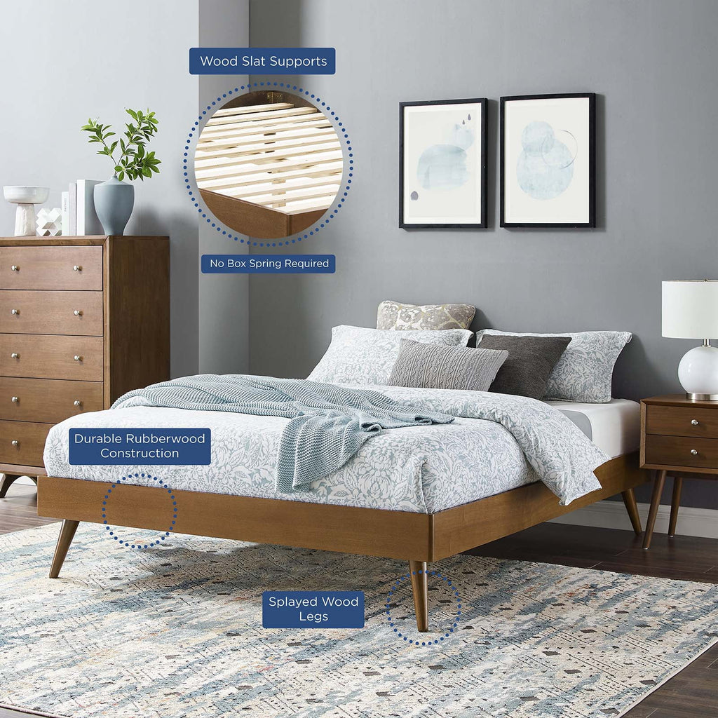 Twin Size Wood Platform Bed Frame T983