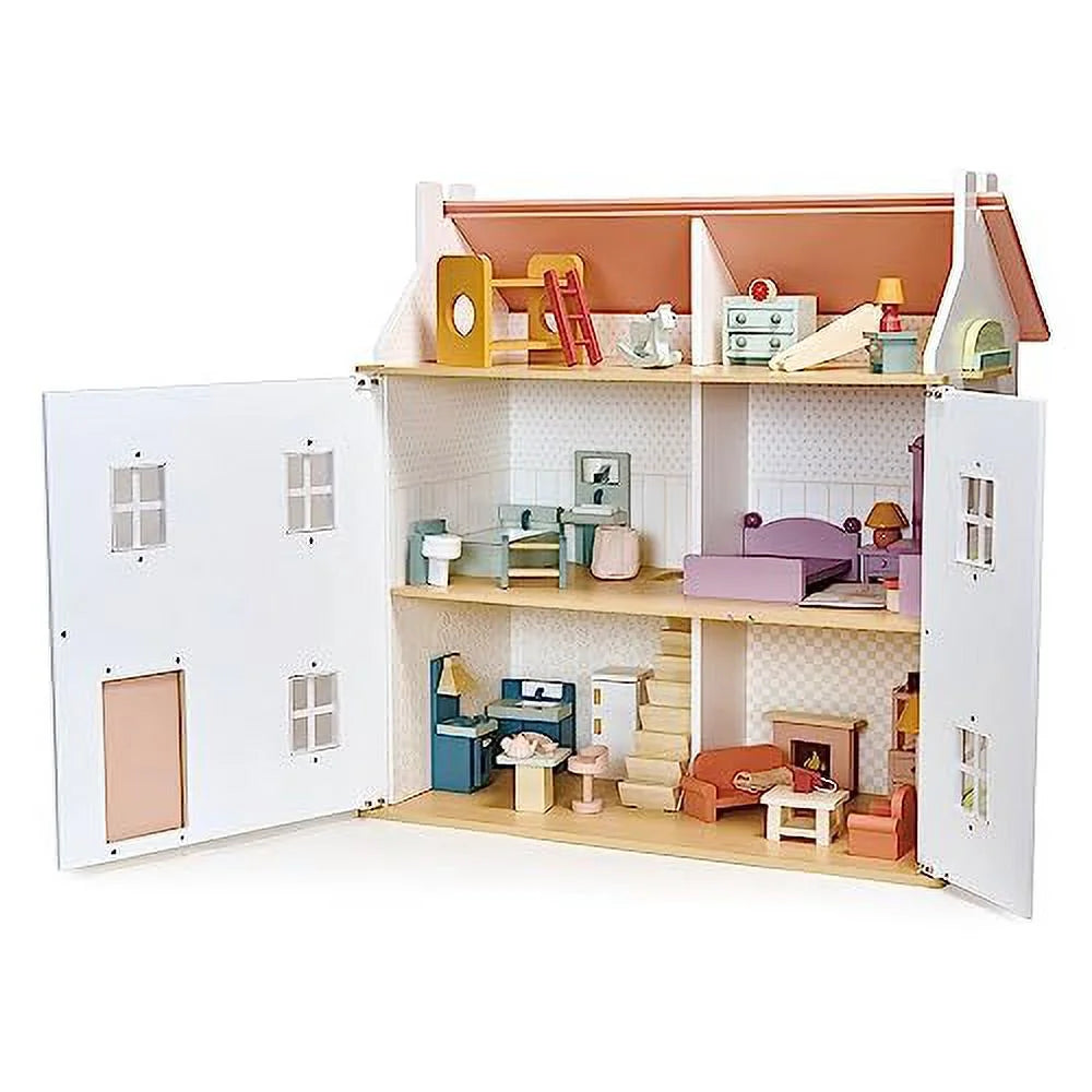 Wood Kitchen Dollhouse Furniture Set E2508