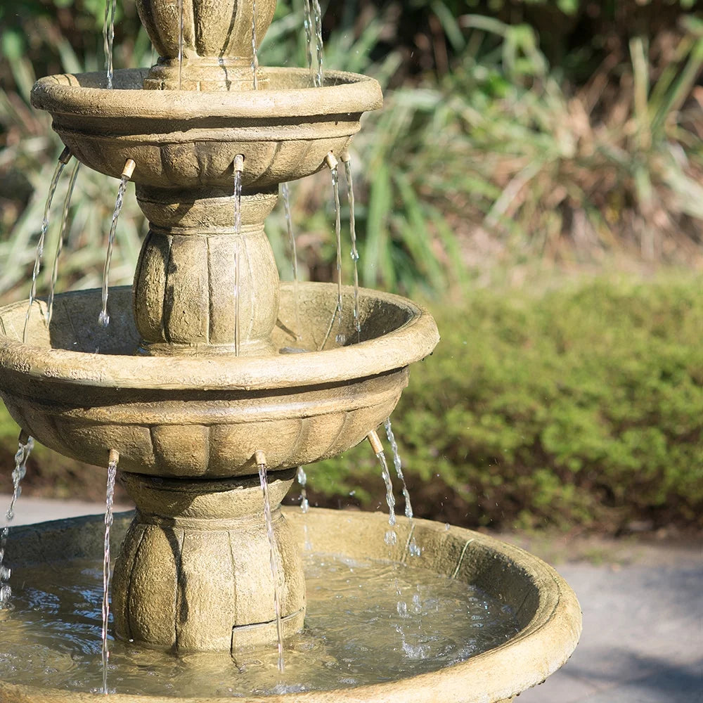 3-Tier Outdoor Polyresin Fountain P715862
